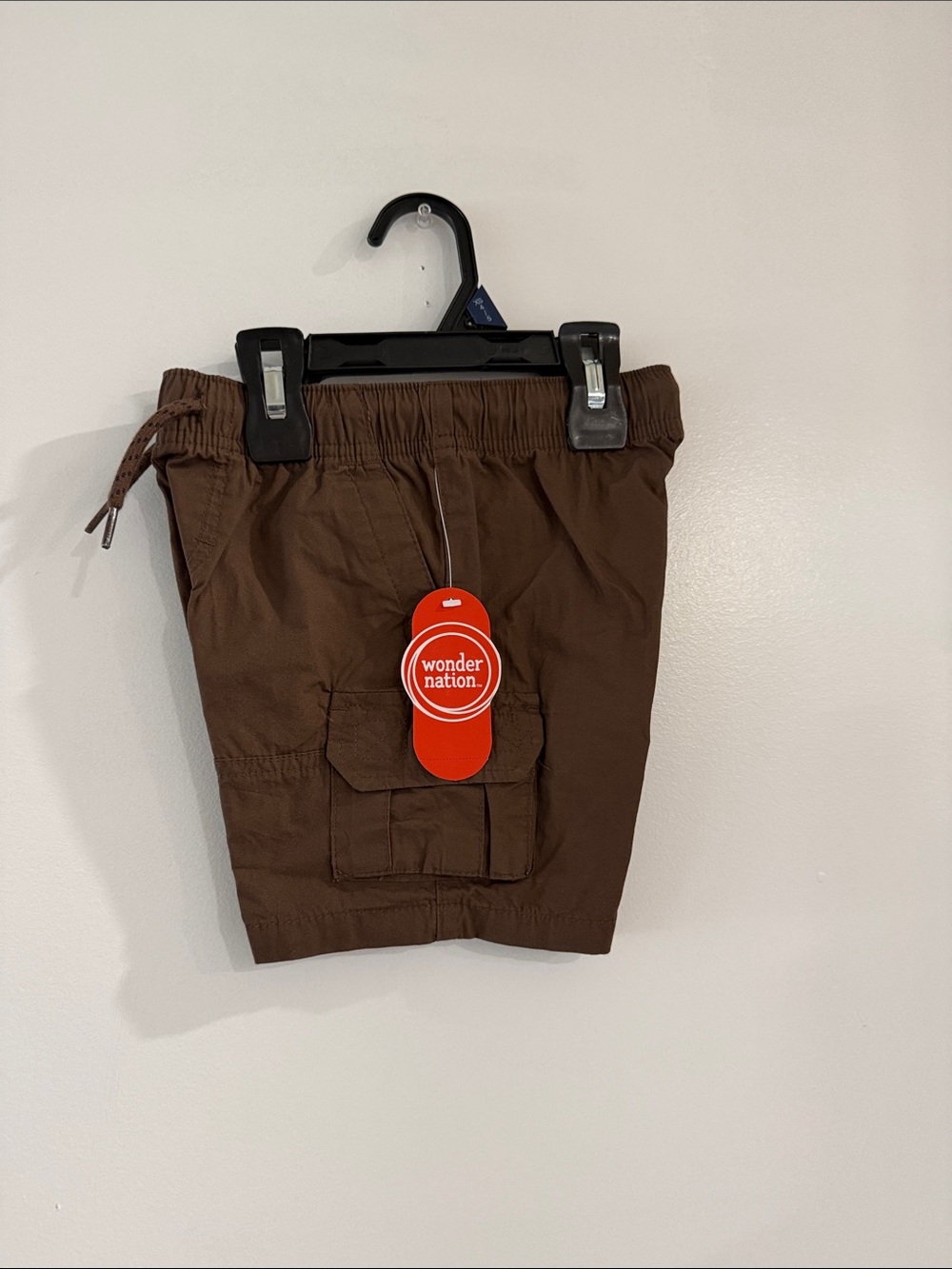 wonder nation Brown Cargo Shorts with Pocket Detail